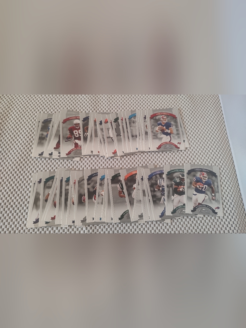 50 Football Trading Cards Donruss Classics 2002